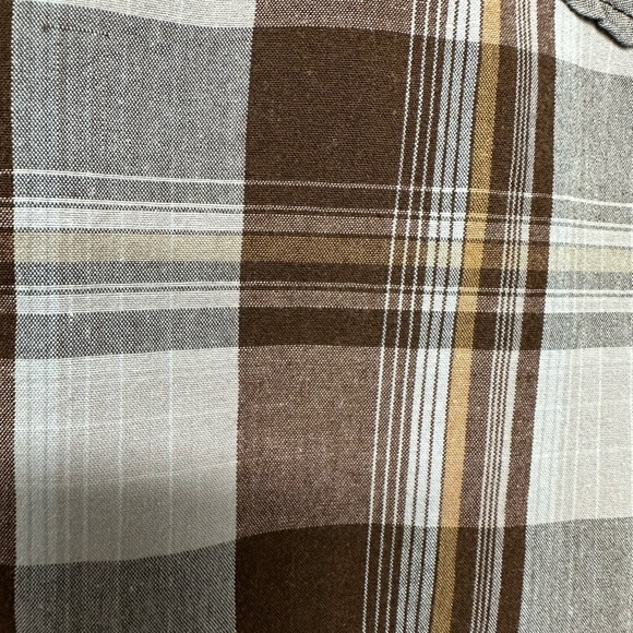 Pearl Snap Aeropostale Authentic Fit Vintage Western Buttons Plaid Shirt Size XL - Picture 6 of 7
